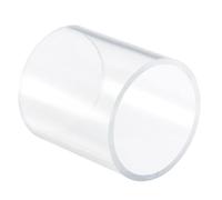 Unifizz Acrylic Tube Clear Plastic Pipe Round Rigid Tubing 80mm ID 90mm OD 100mm for Lighting, Models, Plumbing, Crafts