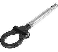 Unifizz Black Aluminum Alloy Front Ring Eye Towing Tow Hook Screw Bumper Trailer for Subaru Impreza WRX BRZ