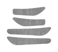 Unifizz Bling Car Door Anti-Scratch Pads - Crystal Protective Stickers for Doors, 4-Piece Kit (2 Front & 2 Back Seat Door Protectors),White