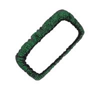 Unifizz Bling Car Rearview Mirror Cover,Women's Full Drill Head Pillow Cover,Crystal Rhinestone Bling Car Interior Accessories for Women Universal Fit - Green