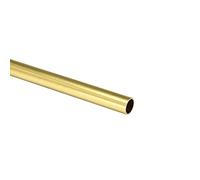 Unifizz Brass Round Tube Copper Tubing Pipe H65 11mm OD 2mm Wall Thickness 200mm Length Seamless Straight Pipe Tubing for DIY Draft Hollow Decoration Frame Models Hobby 1 PCS