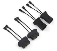Unifizz Car Horn Adapter Wiring Harness, Compatible with Audi for Volkswagen for Porsche for Mercedes Benz, Universal Pigtail Connector for Horn Replacement, 4PCS