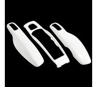 Unifizz Car Remote Key Cover Key Fob Plastic Case Cover Shell Set White for Por-s-c-he Cayenne Panamera Macan