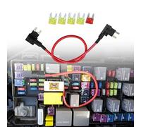 Unifizz CBWPR091AA TIPM Bypass Cable, Fuse Holder Fuse Adapter,Repair Fuel Pump Relay Bypass Cable Compatible with Dodge Ram 1500 2500 3500 Je-ep Ch-ry-sler VW 2007-2016,14AWG Wire/20AMPs