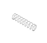 Unifizz Compression Spring,5 Pcs 304 Stainless Steel, 14mm OD, 0.8mm Wire Size, 35mm Free Length, Silver Tone
