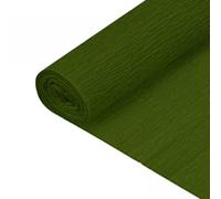 Unifizz Crepe Paper Streamer 7.5ft Long 20 Inch Wide Party Rainbow Streamers for Birthday Party Wedding Christmas Festivals Decoration DIY Crafts, Army Green