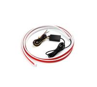 Unifizz Cuttable LED Car Under Hood Light Strip - Automotive Engine LED Strips Turning Light Guide - Waterproof IP66 - Daytime Exterior Decoration Accessories - DC 15V White & Yellow 70.9in