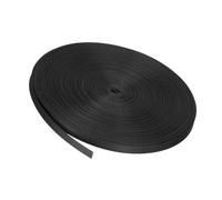 Unifizz Flat Nylon Webbing Strap - 1 Inch x 4 Yards Black, Abrasion-Resistant for Pet Leashes, Bag Handles, Furniture Repair & Garden Ties