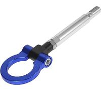 Unifizz Front Bumper Trailer Ring Eye Towing Tow Hook Screw Blue Aluminum Alloy for Subaru Impreza WRX BRZ