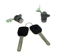 Unifizz Front Left Right Door Lock Cylinder Set for 2002-2006 Hon-da CR-V 2003-2011 Hon-da Element