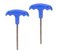Unifizz H4 T-Handle Hex Key Wrench 4mm S2 Steel Allen Key Spanner Repair Tool 2 Pcs