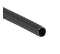 Unifizz Heat Shrink Tubing 1mm Dia 2.7mm Flat Width 2:1 Ratio Shrinkable Tube Cable Sleeve 3m - Black