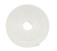 Unifizz Heat Shrink Tubing 7mm Dia 11mm Flat Width 2:1 Ratio Shrinkable Tube Cable Sleeve 5m - White