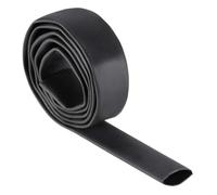 Unifizz Heat Shrink Wrap Tubing for Fishing Rod Grips Handle 5/8"(15mm) Dia 26mm Flat Width 3:1 Ratio Shrinkable Tube Cable Sleeve 3.3ft - Black