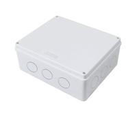 Unifizz IP65 Junction Box 300x250x120mm ABS Waterproof Junction Box Dustproof Indoor Outdoor Box Cable Connection Protective Enclosure Reserved Hole