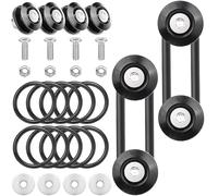 Unifizz JDM Quick Release Bumper Fasteners Kit - Universal Car Bumper (Black)