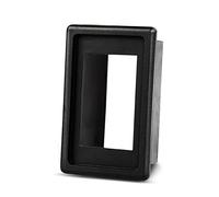 Unifizz LED Light Bar Rocker Switch Holder Panel Switch Holder Housing Kit ABS Plastic Black Automotive Mount Toggle Switch Housing 1PCS Switch Panel (90011A)