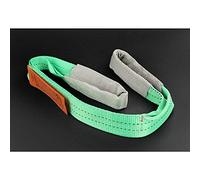 Unifizz Lift Sling Straps, 1M Lifting Slings Load Capacity 2 Ton, Polyester Webbing Cargo Lift Sling Strap for Lifting, Towing, Pulling (Green)