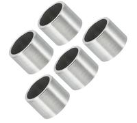 Unifizz M10 Stainless Steel Spacers, 5Pcs Round Metal Spacer Tubes 10.2mm ID x 12mm OD x 10mm Length Unthreaded Stainless Steel Standoff for M10 Screw Bolt Assemblies