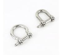Unifizz M16 D Shackle Heavy-Duty,D Shackle,Durable D-Type Load-Bearing Hook Ring for Quick Connection of Chains and Wire Ropes,Heavy Structure,Transportation Shackle Lock
