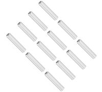 Unifizz M3 Aluminium Spacers, 10Pcs Round Metal Spacer Tubes 3.1mm ID x 5mm OD x 25mm Length Unthreaded Aluminium Standoff for M3 Screw Bolt Assemblies