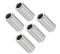 Unifizz M5 Stainless Steel Spacers, 5Pcs Round Metal Spacer Tubes 5.1mm ID x 8mm OD x 20mm Length Unthreaded Stainless Steel Standoff for M5 Screw Bolt Assemblies
