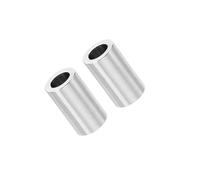 Unifizz M6 Stainless Steel Spacers, 2Pcs Round Metal Spacer Tubes 6.2mm ID x 10mm OD x 20mm Length Unthreaded Stainless Steel Standoff for M6 Screw Bolt Assemblies