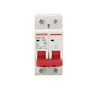 Unifizz PC Miniature Circuit Breaker 63A 120/240 VAC for Domestic Use, DZ47S, 2-Pole, 1PCS