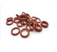 Unifizz Silicone O - Ring, OD 55mm ID 48mm Width 3.5mm Industrial O - Ring for Automotive, Mechanic, Red,30PCS