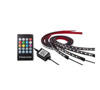 Unifizz Smart Exterior Car Lights,16 Million Colors Music Mode Neon Accent Lights Strip,Waterproof underglow kit for car with APP & RF Remote Control,DC 12V