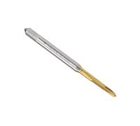 Unifizz Spiral Point Plug Threading Tap M2 x 0.4, Metric Machine Screw Tap, HSS Titanium Coated Ground Threads H2 3 Flute Thread Tapping Bit for Thread Repair, 1Pcs