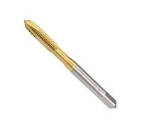 Unifizz Spiral Point Plug Threading Tap M5 x 0.8, Metric Machine Screw Tap, HSS Titanium Coated Ground Threads H2 3 Flute Thread Tapping Bit for Thread Repair, 1Pcs
