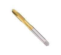 Unifizz Spiral Point Plug Threading Tap M6 x 0.75, Metric Machine Screw Tap, HSS Titanium Coated Ground Threads H2 3 Flute Thread Tapping Bit for Thread Repair, 1Pcs