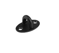 Unifizz Stainless Steel Wall Mount Ceiling Hook, 40mm, U-Shaped, Heavy Duty, Black, 1pcs
