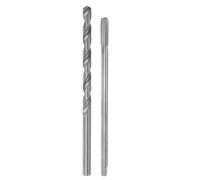 Unifizz Tap & Bit Sets, M8 x 1.25 H2 Straight Flute Machine Thread Milling Tap 150mm Extra Long, 8mm High Speed Steel (HSS) Twist Drill Bit