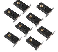 Unifizz Tubular Latch Invisible 55mm Internal Door Lock Mortice Latch Polished Door Latches & Bolts for Sprung Lever Door Handles 8Pcs