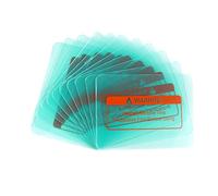 Unifizz Welding Helmet Cover Lens Outside Protective Lens Filter Covers 115 x 95 x 0.8mm Replacement Lens Clear Cover Lens for Solar Auto Darkening Welding Helmet 10 PCS