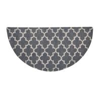 Uniflame - Gray Hand Tufted 100% Wool Hearth Rug
