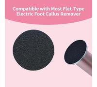 Uniform Abrasive Grains Sandpaper Frosted Sheet 60pcs Replaceable for Electric Foot Callus Remover Coarse 80 Medium 120 Fine 180 Discs Care B