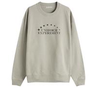 Uniform Experiment Men's Stencil Logo Sweatshirt Light Gray Large