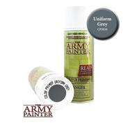The Army Painter Colour Primer Uniform Grey, 400 mL Acryllic Spray Paint for Tabletop Roleplaying, Boardgames, and Wargames Miniature Modelling