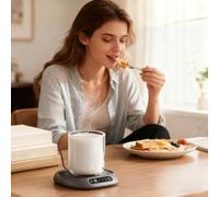 Uniform Heating System: Equipped with advanced heating technology, this mug warmer for desk provides steady warmth to slow beverage cooling, creating an enjoyable winter experience as you relax or foc