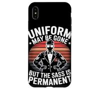 Uniform May Be Gone But the Sass Is Permanent Veterans Day Case for iPhone XS Max