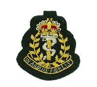 Uniform Store London RAMC Officers Beret Cap Badges. Army, Bullion Wire on Green