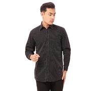 Uniform Works B315-XL Long Sleeve Shirt, Pinstripe, X-Large
