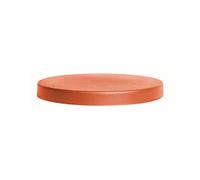 UniFramPro Large Round Rolling Plant Caddy with Hidden Universal Castors, Slimline Indoor/Outdoor Plant Dolly, Minimalistic Modern Design (15.4" Terracotta)