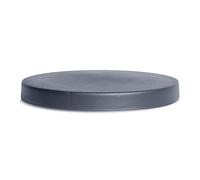 UniFramPro Round Rolling Plant Caddy with Hidden Universal Castors, Slimline Indoor/Outdoor Plant Dolly, Minimalistic Modern Design (11.4" Anthracite Gray)
