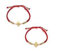 UNIFT Bracelet For Women Celtic Witch's Knot Magic Layered Bracelet Stainless Steel Charm Mystic Double Rope Bracelets Celtic Jewelry, One Size, Stainless Steel, no gemstone