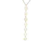 UNIFT Chakra Necklace for Women Stainless Steel 7 Chakras Spiritual Jewelry with Colorful Crystals/Geometric Design Yoga Meditation Gift for Spiritual Seekers, Adjustable, Stainless Steel, No Gemstone