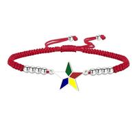 UNIFT Druze Five Color Star Bracelet for Women Stainless Steel Religious Cultural Druze Faith Symbol Jewelry Gift for Druze Family and Friends, One Size, Stainless Steel, no gemstone